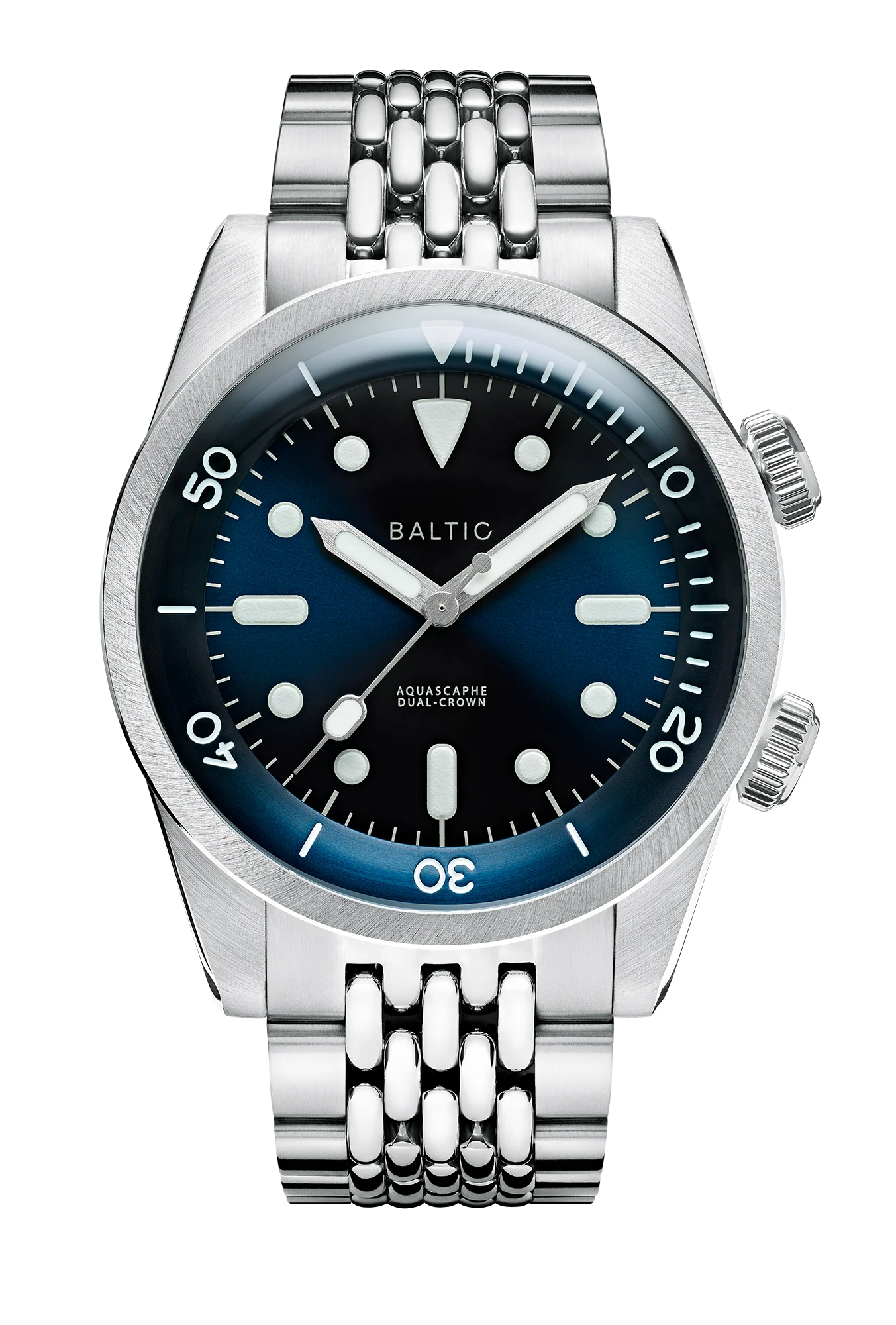 baltic Aquascaphe Dual-Crown Blue