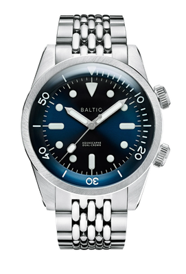 baltic Aquascaphe Dual-Crown Blue