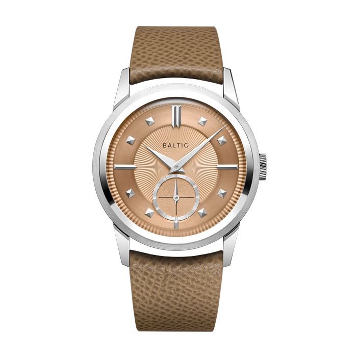 baltic Prismic Salmon Signature Curved Camel Mekanik