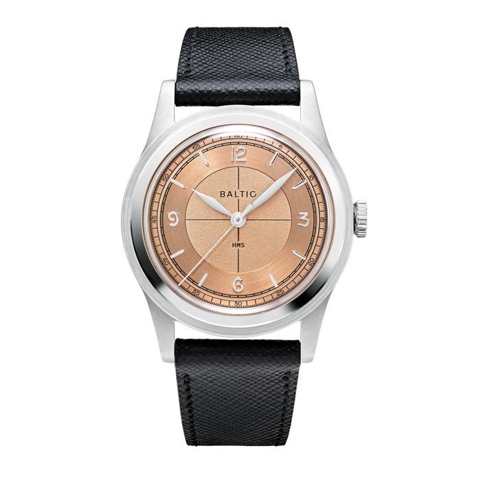 baltic HMS 003 Salmon - Stitched Saffiano Black