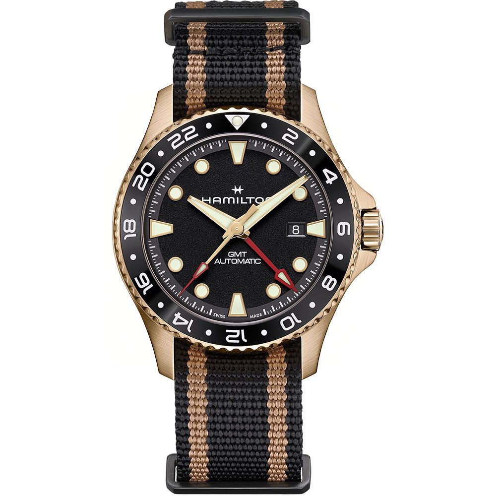 hamilton Khaki Navy Scuba Automatic GMT 43mm Bronze