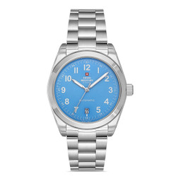 swiss_military_by_chrono SMA34118.02 Türkiye Özel Mavi 40 mm