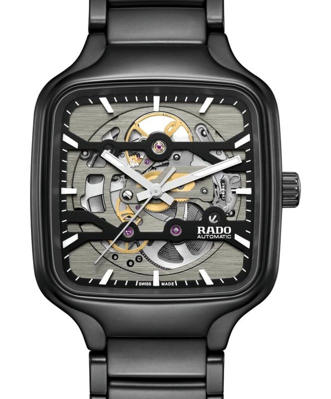 rado True Square Skeleton R27197152