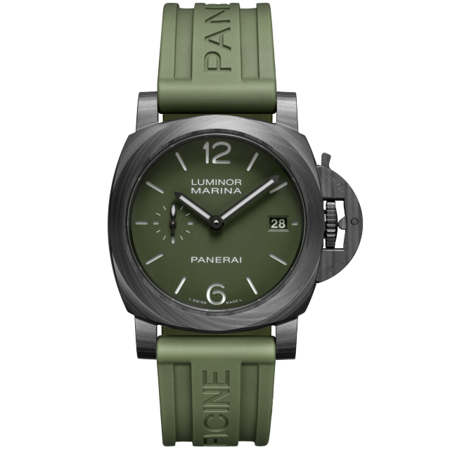 panerai Luminor Quaranta Carbotech Small Seconds, Calendar Aperture 40 mm Otomatik