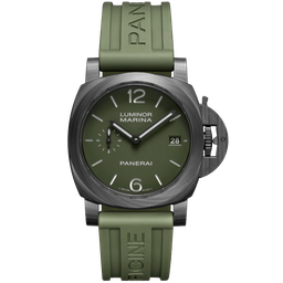 panerai Luminor Quaranta Carbotech Small Seconds, Calendar Aperture 40 mm Otomatik 40 mm