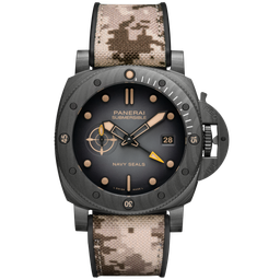 panerai Submersible QuarantaQuattro GMT Navy SEALs Carbotech™ PAM01513 44 mm