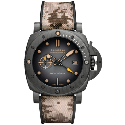 panerai Submersible QuarantaQuattro GMT Navy SEALs Carbotech™ PAM01513