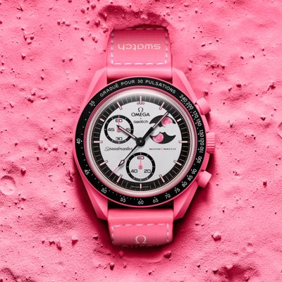 swatch Omega x Swatch Moonswatch MISSION TO THE PINK MOONPHASE