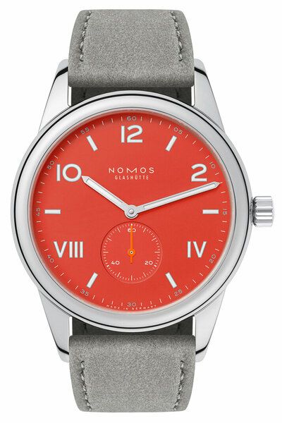 nomos GLASHÜTTE CLUB CAMPUS 38 NONSTOP RED