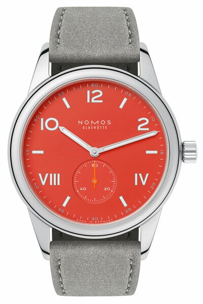 nomos GLASHÜTTE CLUB CAMPUS 38 NONSTOP RED