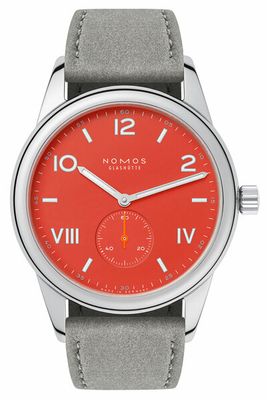 nomos GLASHÜTTE CLUB CAMPUS 38 NONSTOP RED