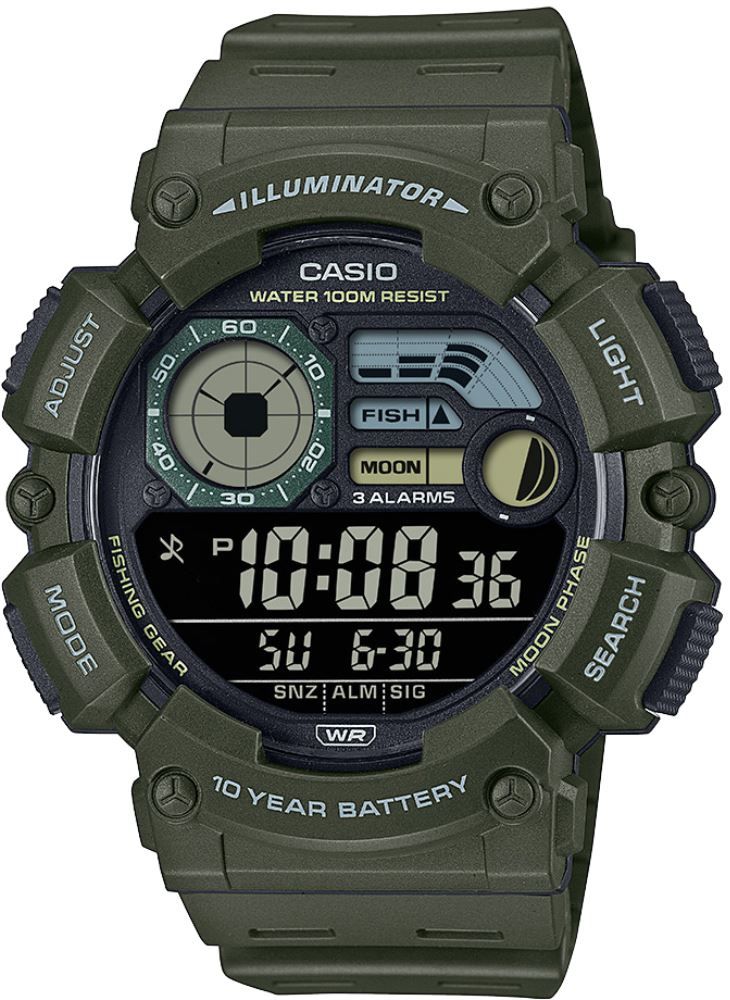 casio WS-1500H-3BVDF Fish in Time