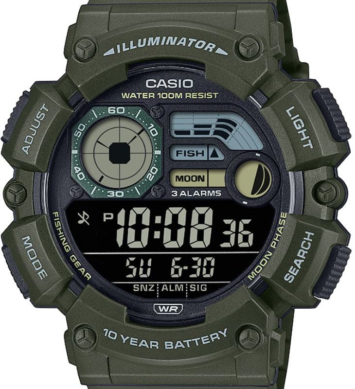 casio WS-1500H-3BVDF Fish in Time