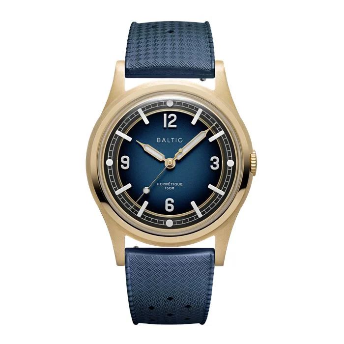 baltic Hermetique Tourer Bronze - Blue HER12BBLU71 37 mm