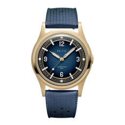 baltic Hermetique Tourer Bronze - Blue HER12BBLU71 37 mm