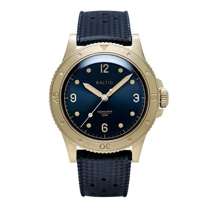 baltic Aquascaphe Bronze Blue Gilt - Tropic Blue AQU13BBLU22 39 mm