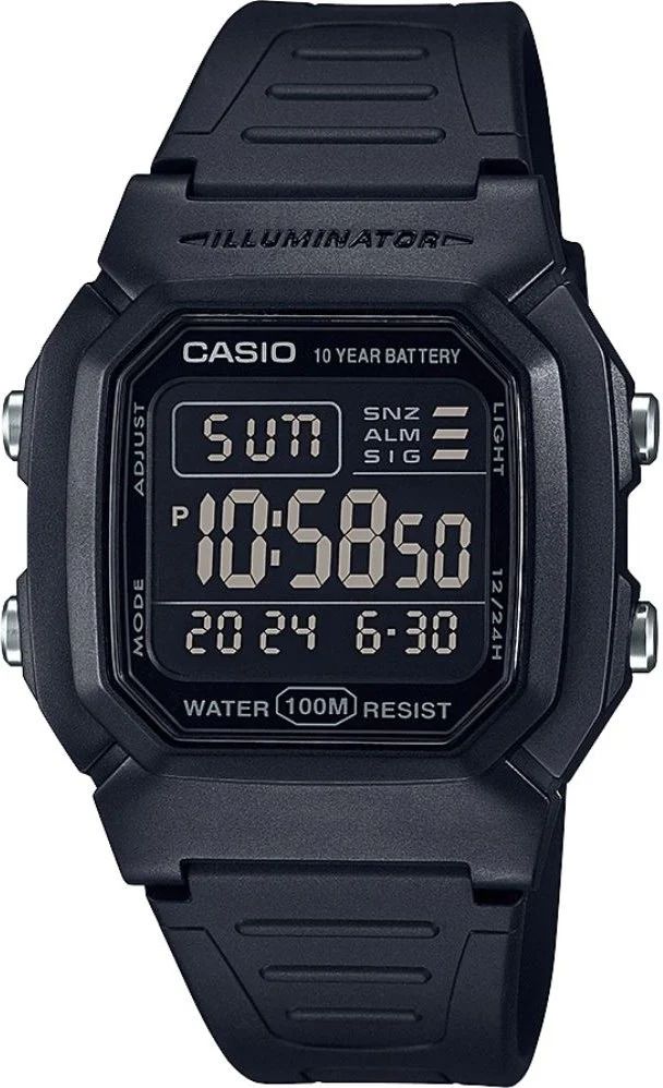 casio W-800H-1BVDF 37 mm