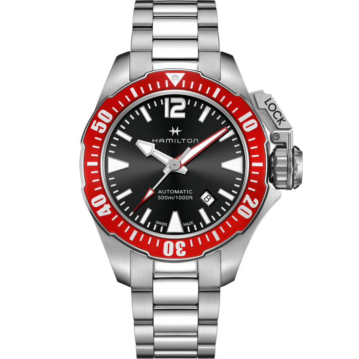 hamilton Khaki Navy Frogman Auto H77725135