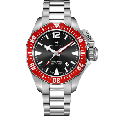 hamilton Khaki Navy Frogman Auto H77725135