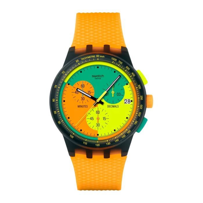 swatch NEON SIGNAL FLAG SUSB422 42 mm