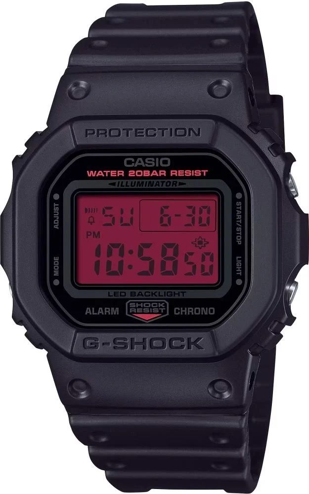 casio G-Shock DW-5600BBR-1DR 43 mm