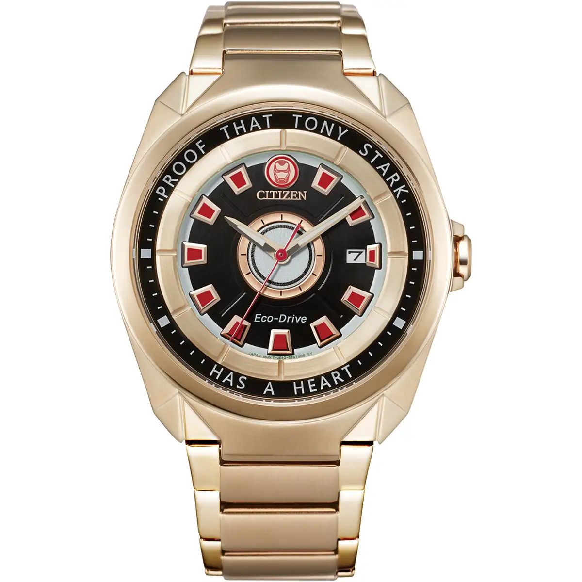 citizen Marvel Tony Stark I Love You 3000 Limited Edition AW1013-59W 43 mm