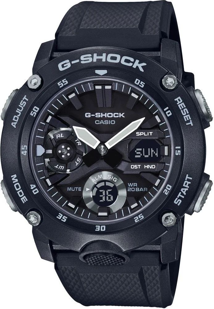 casio G-Shock Carbon GA-2000S-1ADR 49 mm