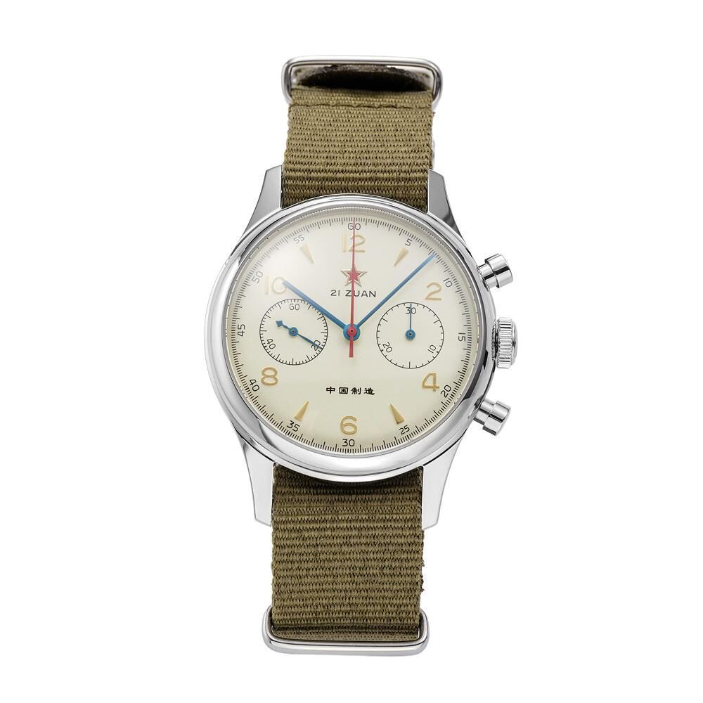 red_star Seagull ST19 Kurmalı Kronograf 8572G-A 40 mm