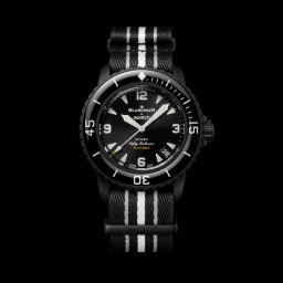swatch Blancpain X Swatch BIOCERAMIC SCUBA FIFTY FATHOMS OCEAN OF STORMS SO35B400 42 mm