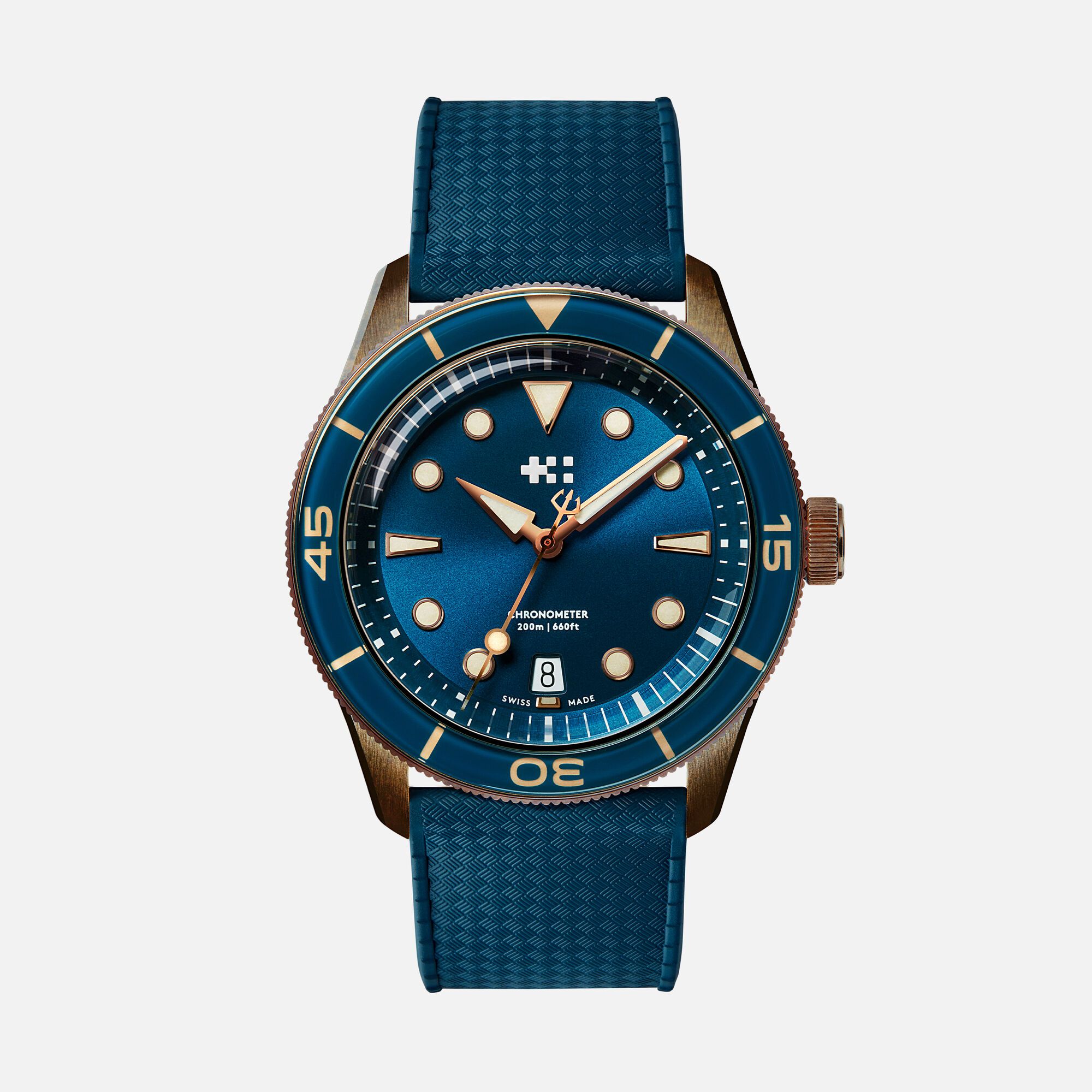 christopherward C65 Aquitaine Bronze COSC Patinated