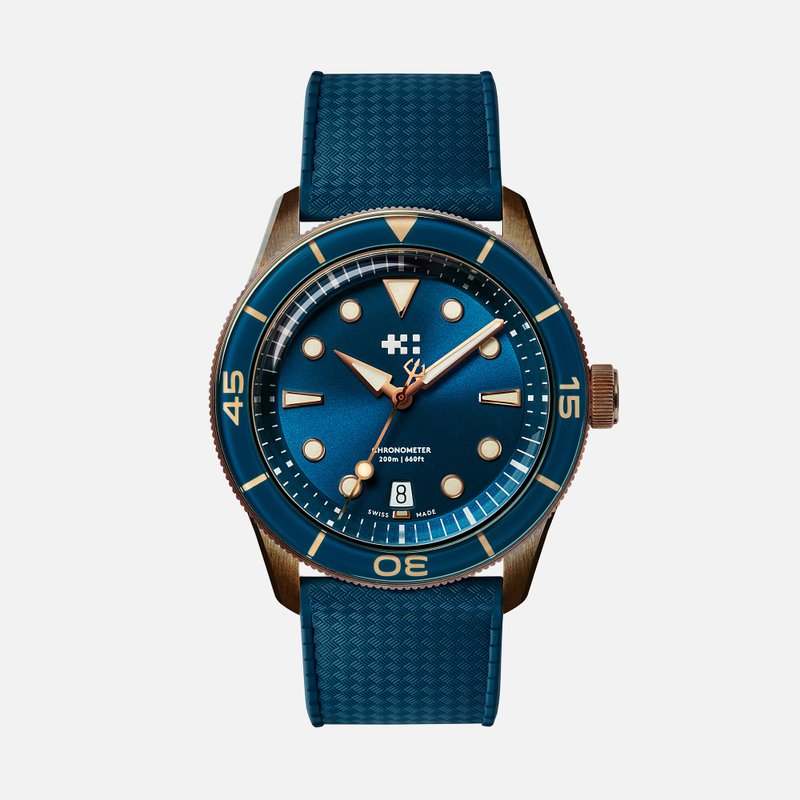 christopherward C65 Aquitaine Bronze COSC Patinated