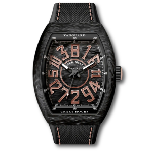 Franck Muller V45 Vanguard Crazy Hours V45CHCBNRB-5N