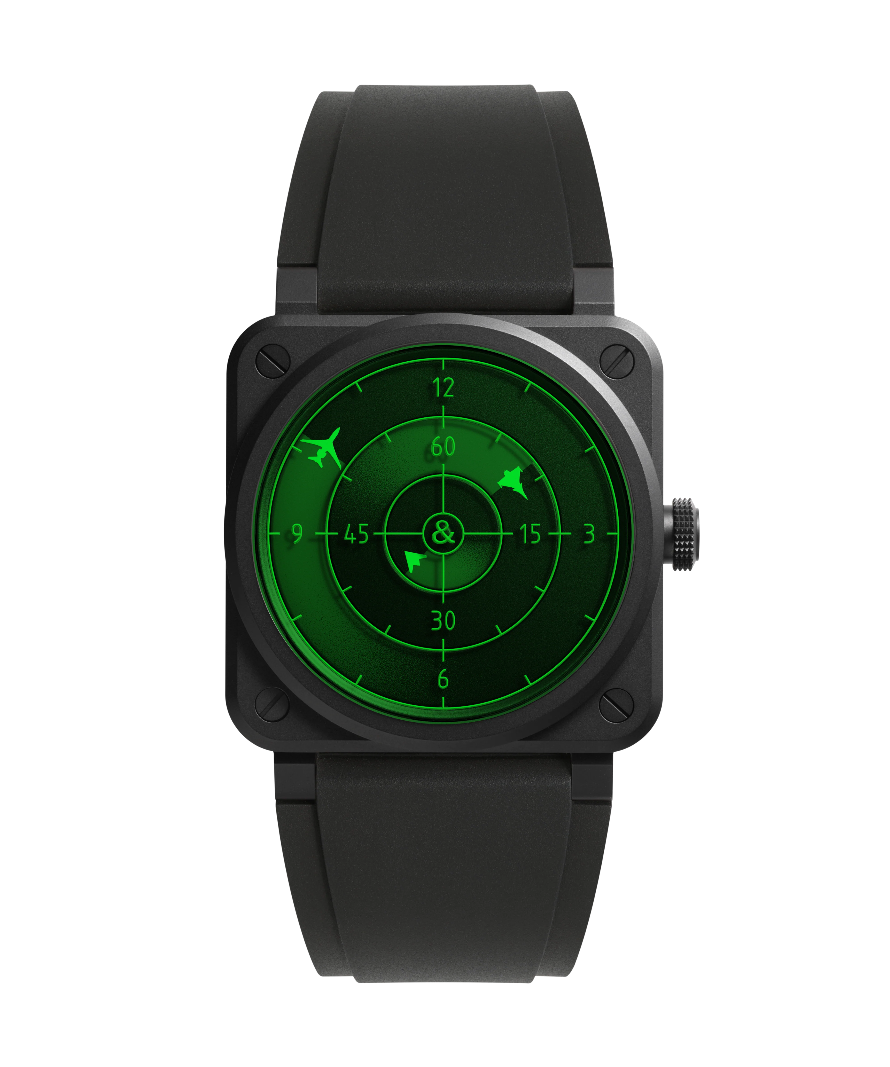 bell_ross BR-03 Green Radar Ceramic BR03A-GRDR-CE/SRB