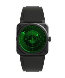 bell_ross BR-03 Green Radar Ceramic BR03A-GRDR-CE/SRB 41 mm