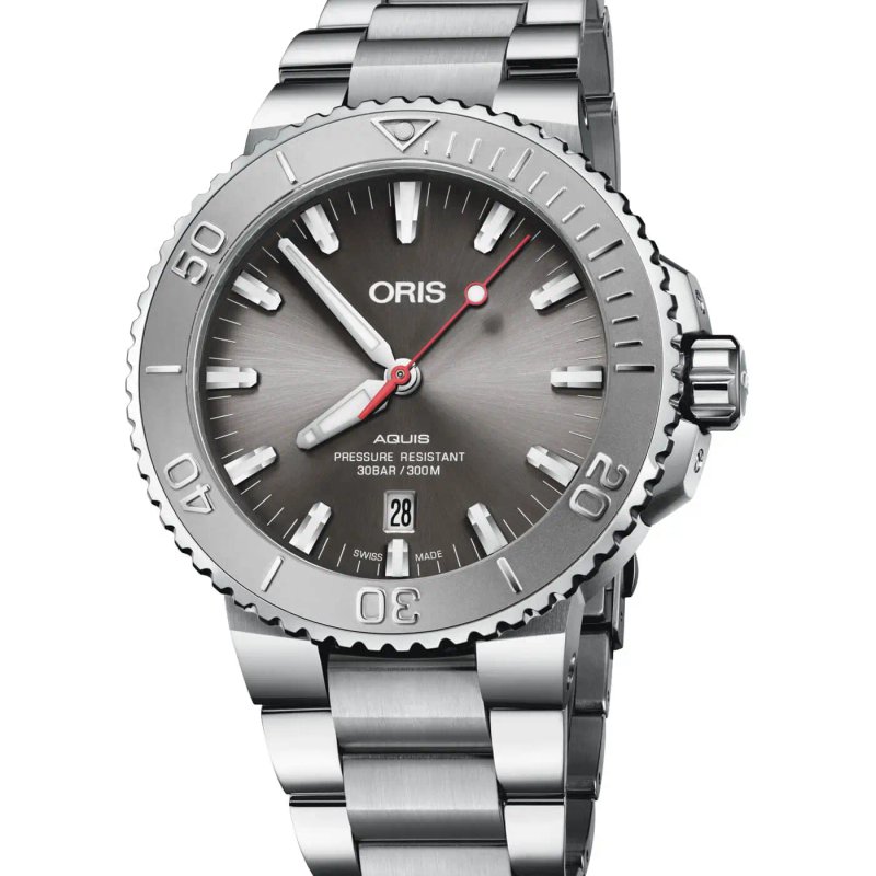 oris Aquis Date Relief 01 733 7730 4153-07 8 24 05PEB