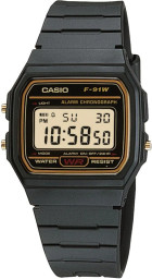 casio F-91WG-9QDF 33 mm